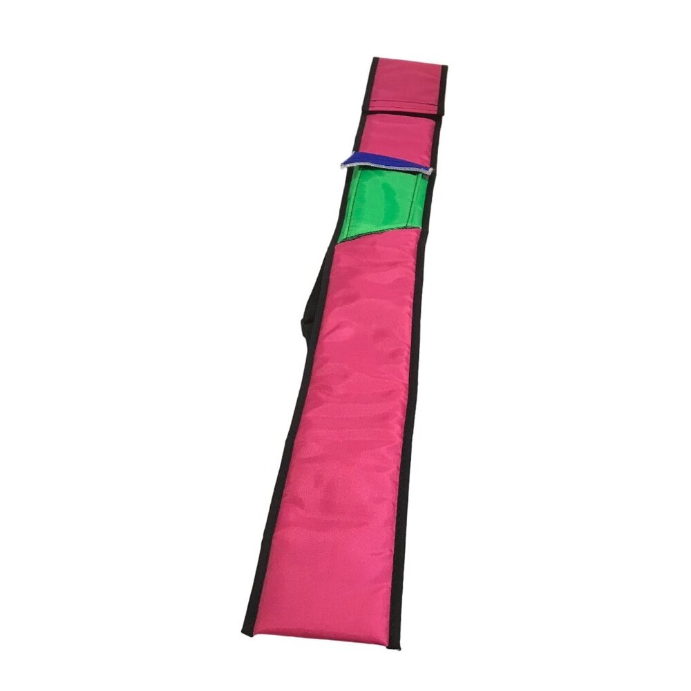 Colorful Nylon Padded Pool Snooker Billiard Cue Case With Vel cro Closure